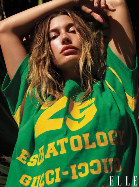 Хейли Бибер, Elle, фотосессия