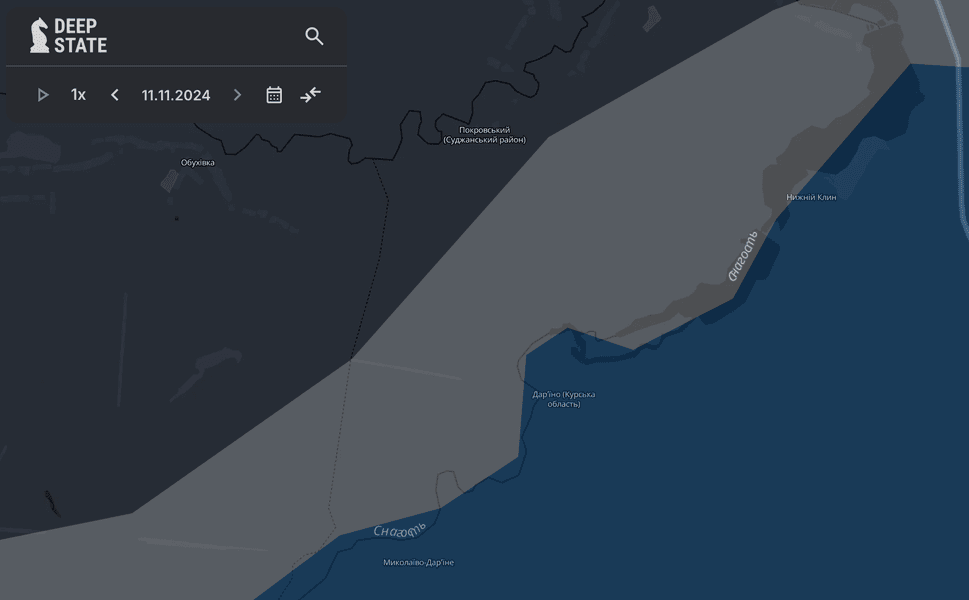 Продвижение оккупантов