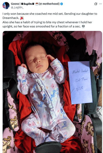 Сереза народилася за п'ять днів до турніру