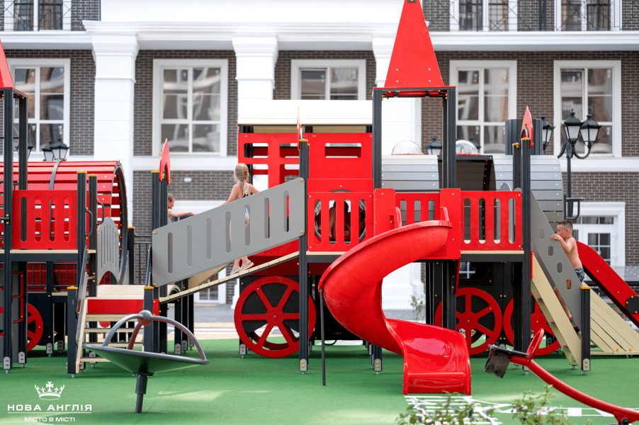 Инновационные детские площадки. Новый подход к созданию игрового  пространства на примере ЖК «Новая Англия»