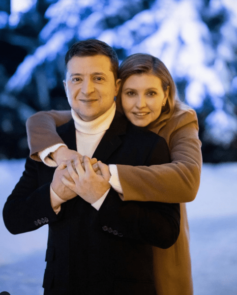 зеленские Володимир та Олена Зеленські