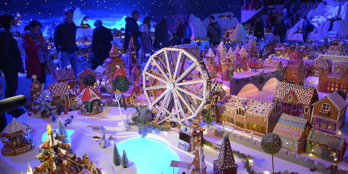 Рождество, пряники, имбирные пряники, Новый год, пряничный городок, Норвегия