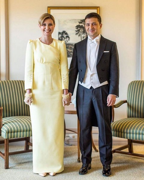 Владимир и Елена Зеленские, первая леди Украины, Владимир Зеленский, супруга президента Украины, фото