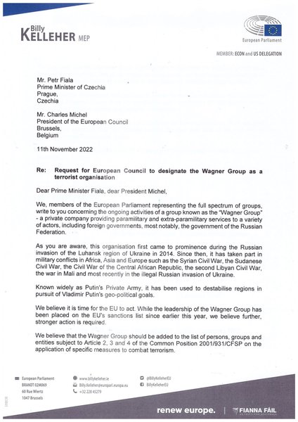 Європарламент може внести "Групу Вагнера" до списку терористів