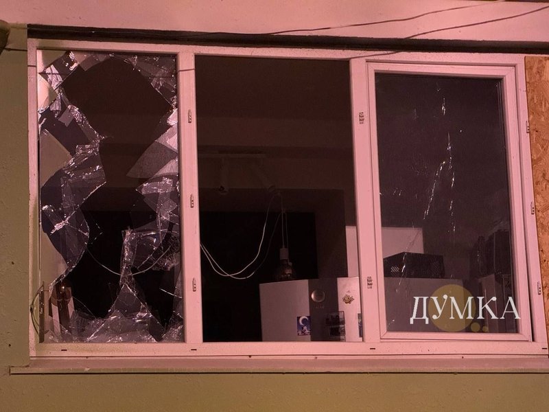 Последствия ракетного обстрела Киевского района Харькова