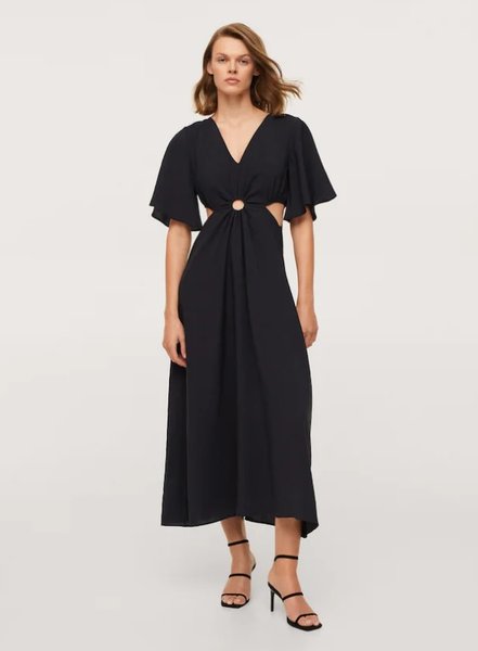 черное платье, модное платье, тренды 2022, модные тренды