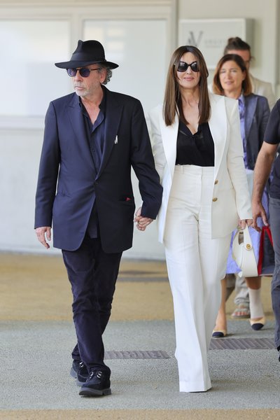 Моника Беллуччи и Тим Бертон