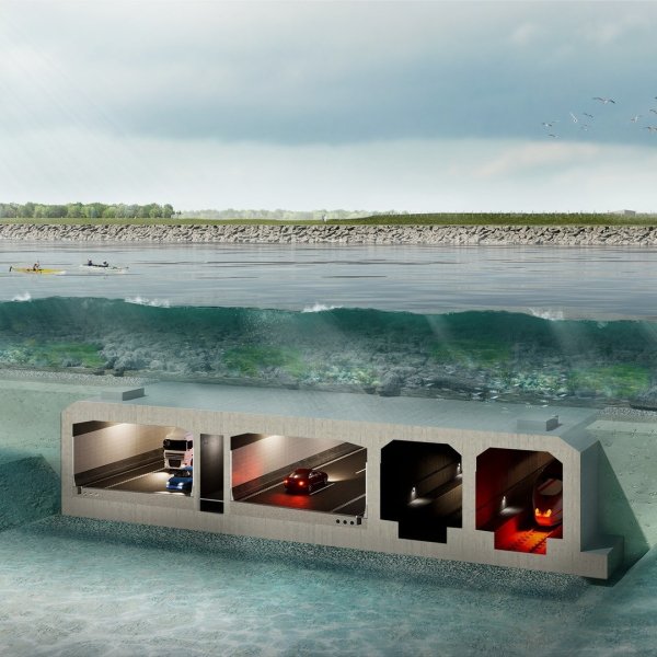 Підводний тунель між Данією та Німеччиною, тунель під балтійським морем, тунель