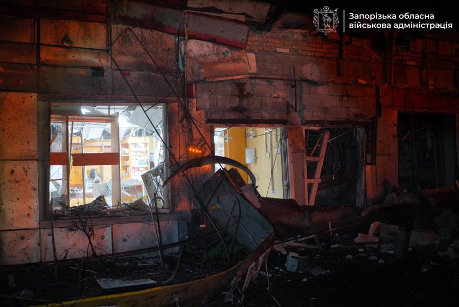 Последствия удара РФ по Запорожью 20 ноября