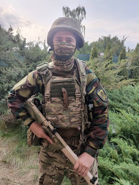 Украинский военнослужащий