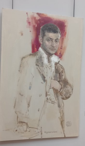 Владимир Зеленский, портрет Зеленского, Зеленский Наполеон, Владислав Шерешевский