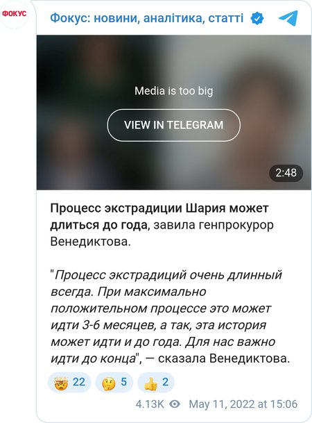 Экстрадиция Анатолия Шария в Украину может длиться от 3 до 12 месяцев