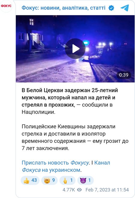 Полиция задержала мужчину, напавшего на детей