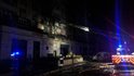 Пожар в многоэтажном доме в Умани
