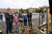 Фредерік Сплендоре біля Поля почесних поховань у Львові після фінішу благодійного забігу