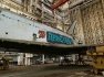 Корабель Буран з графіті в ангарі Байконура