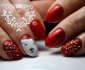 снежный маникюр, зимний маникюр, маникюр на декабрь, тренды маникюра, модный маникюр