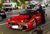 Ferrari F355, Mercedes-Maybach, Mercedes-Maybach S580, разбитый Ferrari