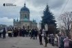 Протесты у собора в Хмельницком