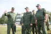 Учения в Беларуси 2025 — военачальники во время маневров