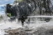 Ликвидация возгорания на АЗС в Харькове 2 мая