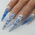 снежный маникюр, зимний маникюр, маникюр на декабрь, тренды маникюра, модный маникюр