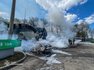 Ликвидация возгорания на АЗС в Харькове 2 мая