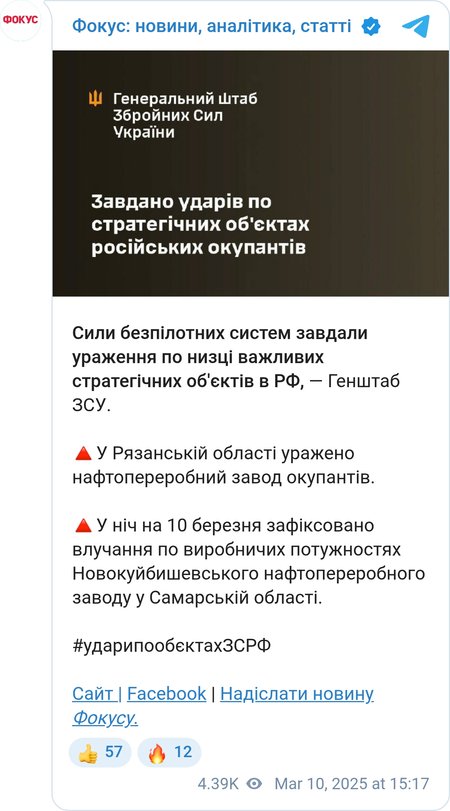 Отчет Генштаба ВСУ