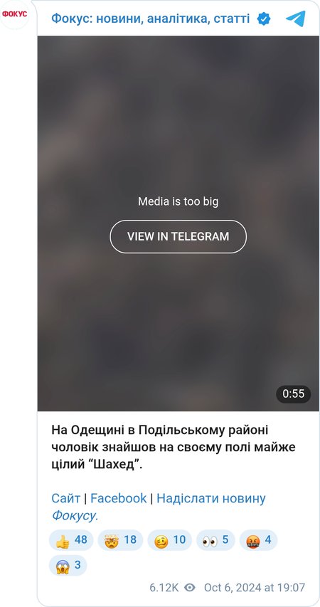 Найденный в поле "Шахед"