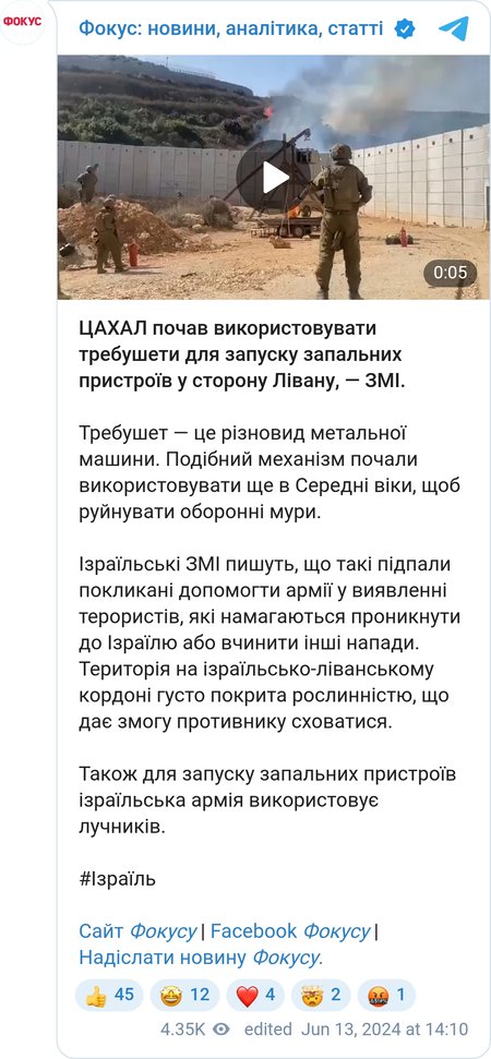 Средневековые орудия в Израиле