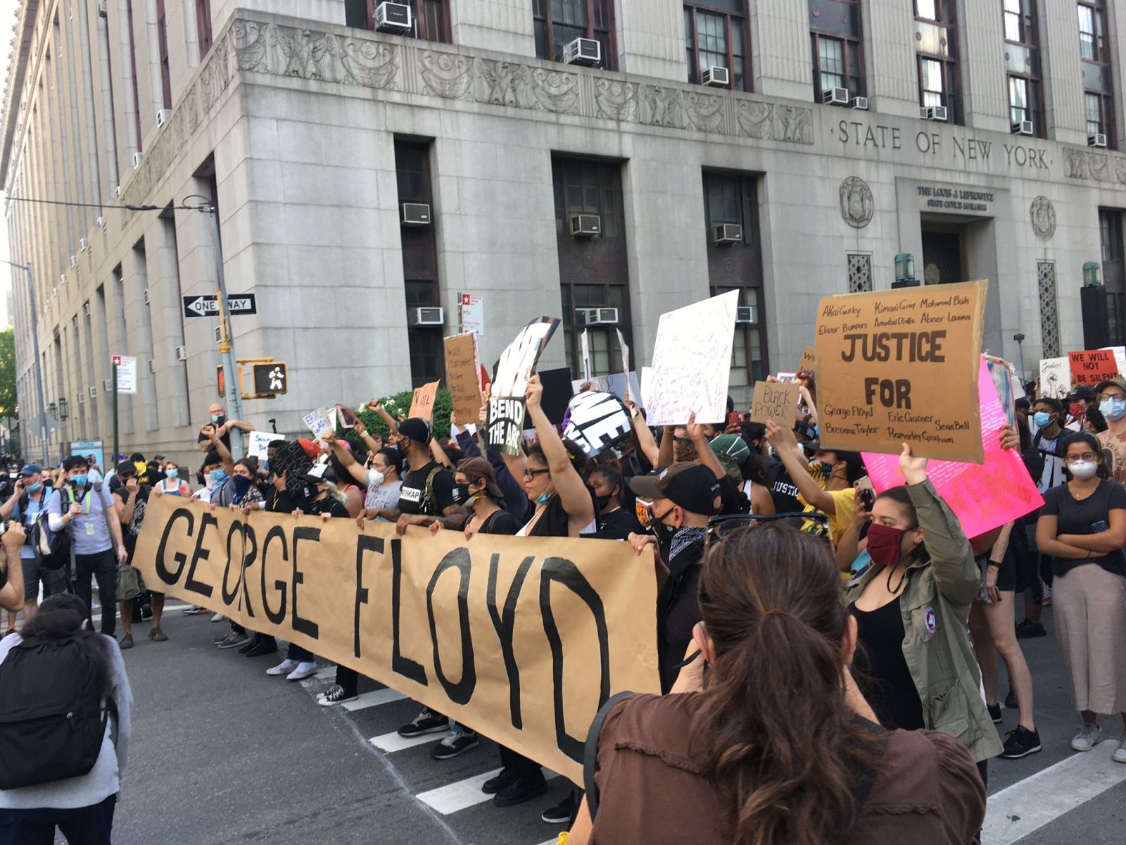 протесты в нью-йорке, джордж флойд